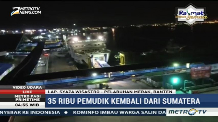 Pelabuhan Merak Lengang di Pagi Hari