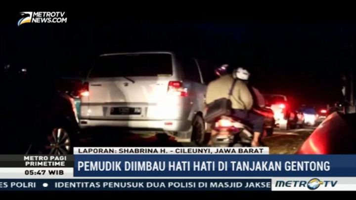 Pemudik Diimbau Hati-Hati Saat Melalui Tanjakan Gentong