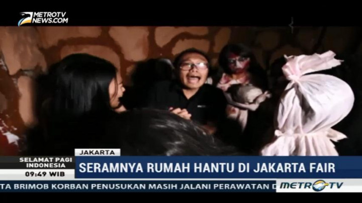 Adu Nyali di Rumah Hantu Jakarta Fair