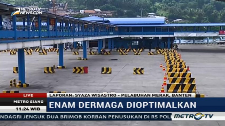 Pelabuhan Merak Sepi Pemudik