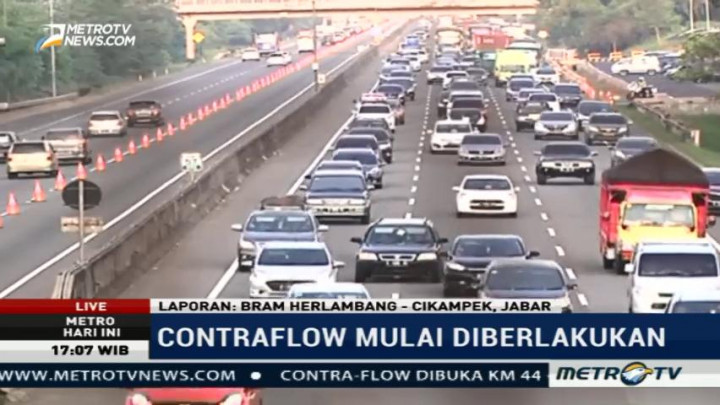 <i>Contra Flow</i> di Tol Cikampek Diperpanjang Mulai KM 65-31