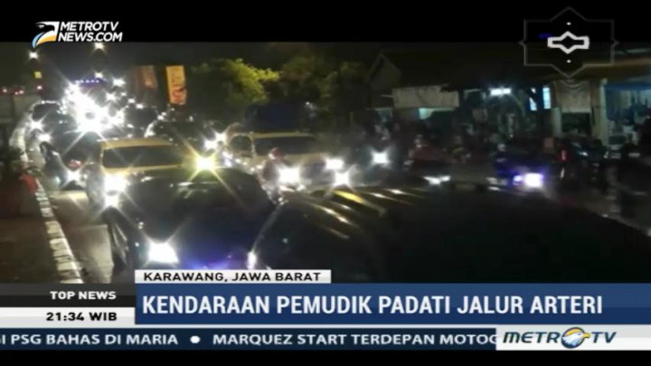Arus Balik, Jalan Arteri Karawang Padat