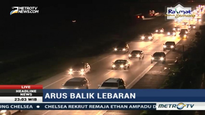 Kepadatan Kendaraan di Tol Cikampek Mulai Terurai