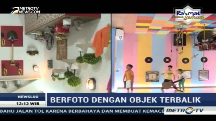 Uniknya Berfoto dengan Objek Terbalik