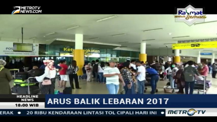 Lonjakan Arus Balik Terjadi di Bandara Sultan Thaha
