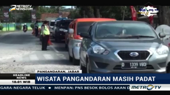 Pangandaran Masih Dipadati Wisatawan
