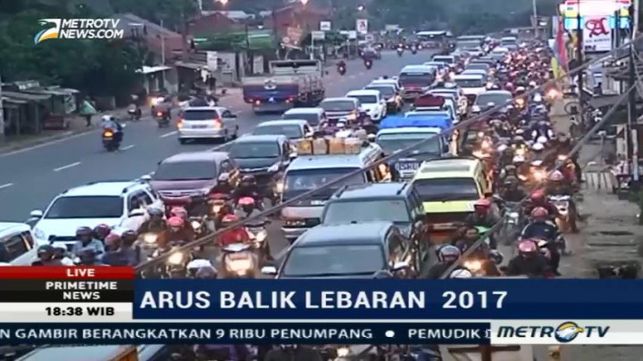 Arus Balik, Jalur Pantura Karawang Padat