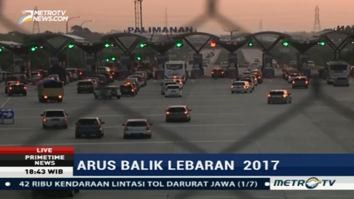 Arus Balik di Tol Palimanan Lancar