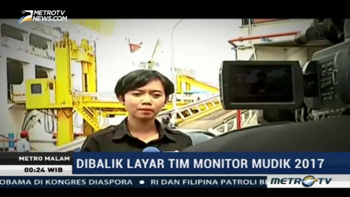 Di Balik Layar Tim Monitor Mudik Metro TV Bakauheni