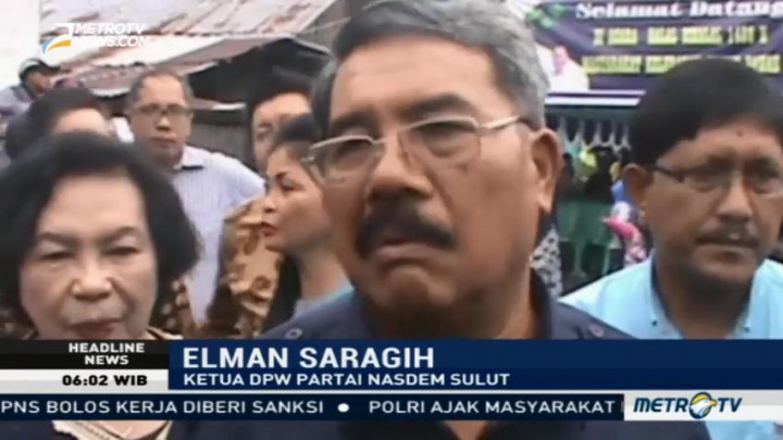 Ketua DPW NasDem Sulut Hadiri Halalbihalal Warga Bitung