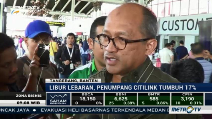Libur Lebaran, Pergerakan Penumpang Pesawat Tumbuh 12,88 Persen