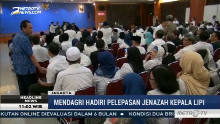 Mendagri Hadiri Pelepasan Jenazah Kepala LIPI
