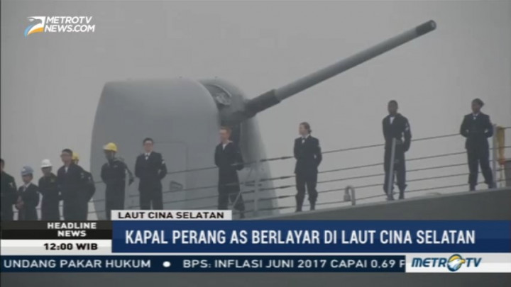 Tiongkok Kecam Militer AS yang Berlayar di Laut Cina Selatan