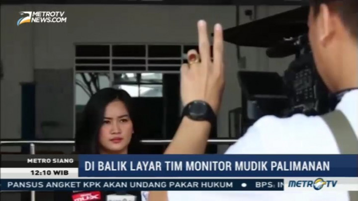Di Balik Layar Tim Monitor Mudik Metro TV Palimanan