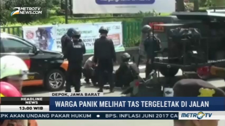 Tim Gegana Diturunkan Periksa Tas Mencurigakan di ITC Depok