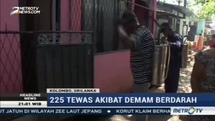 Wabah DBD di Sri Lanka Menewaskan 225 Orang