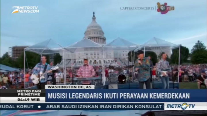 Musisi Legendaris Meriahkan Peringatan Kemerdekaan AS