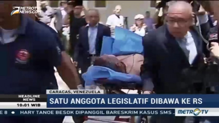 4 Anggota Parlemen Venezuela Terluka Diserang Massa Pro Pemerintah