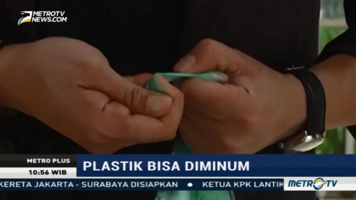 Bioplastik, Plastik yang Bisa Diminum