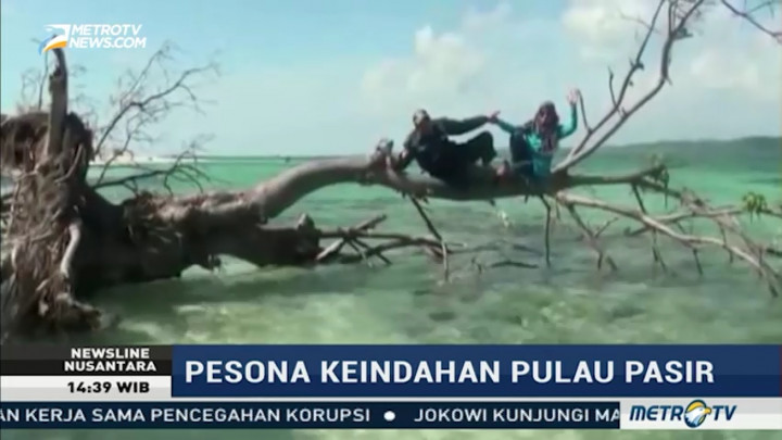 Pesona Pulau Pasir Jadi Potensi Wisata di Sumenep