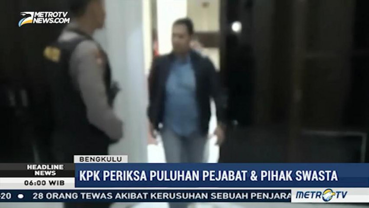 KPK Periksa Puluhan Pejabat Terkait Dugaan Suap Gubernur Bengkulu