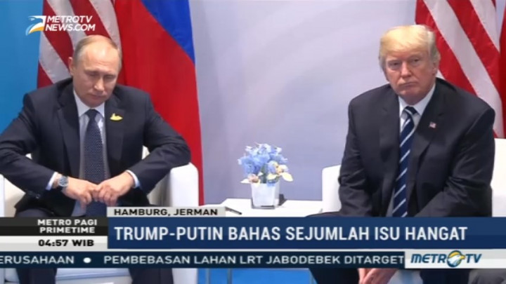 Trump dan Putin Bertatap Muka Pertama Kali di KTT G20