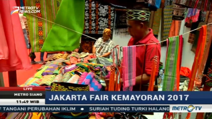 Booth UMKM Jakarta Fair Kemayoran Pamerkan Kerajinan dari 22 Provinsi