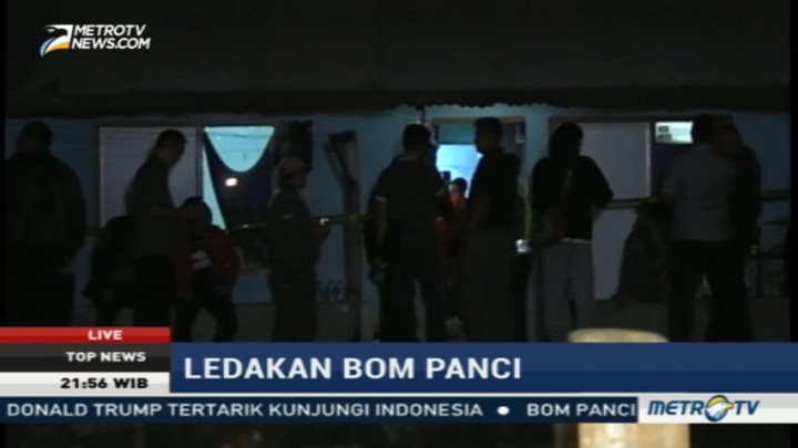 Polisi Olah TKP Ledakan Bom Panci di Bandung