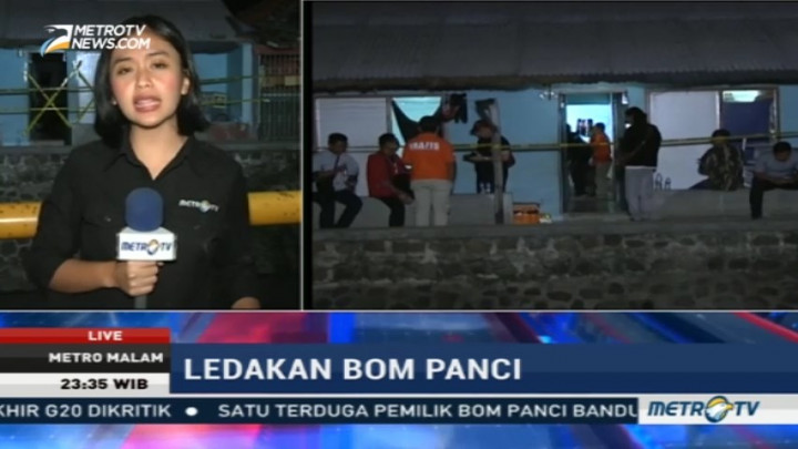 Wakapolda Jabar Tinjau Lokasi Ledakan Bom Panci di Bandung