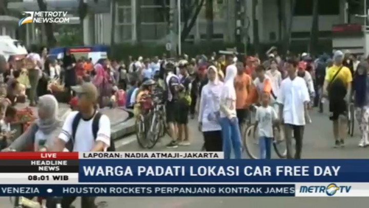 Pascalebaran, Car Free Day Ramai Dikunjungi Warga