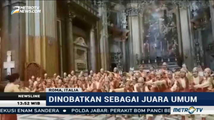 Paduan Suara Anak Indonesia Raih Juara Umum di Italia