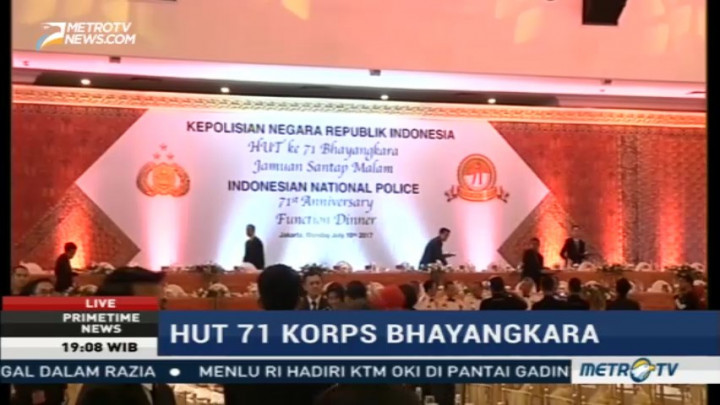 HUT ke-71 Bhayangkara, Petinggi Polri Gelar <i> Gala Dinner </i>