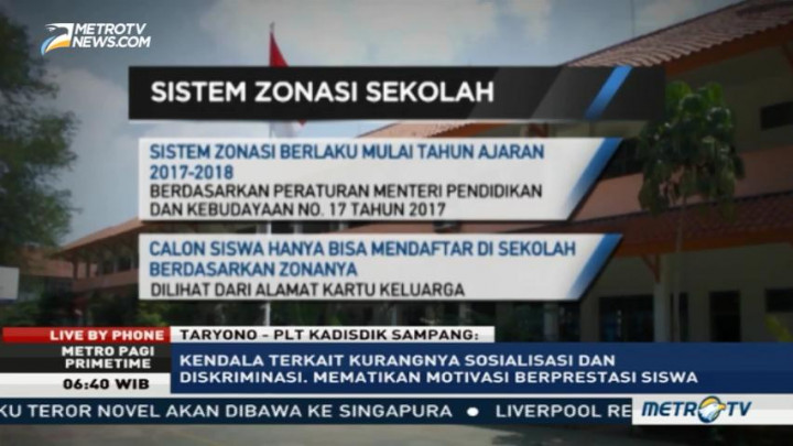 Sistem Zonasi Berpotensi Mematikan Motivasi Siswa untuk Berprestasi