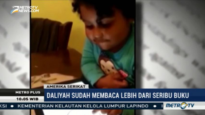 Masih Empat Tahun, Daliyah Sudah Membaca Seribu Buku