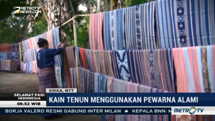 Pewarna Alami Jadi Daya Tarik Tenun Watubo