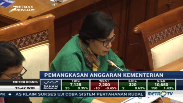 Sri Mulyani Pangkas Anggaran Kemenkeu Rp363 M