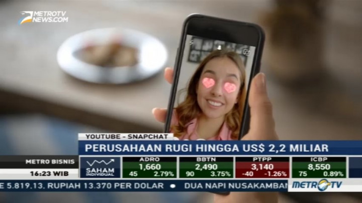 Harga Saham Snap Inc Turun 8,95%
