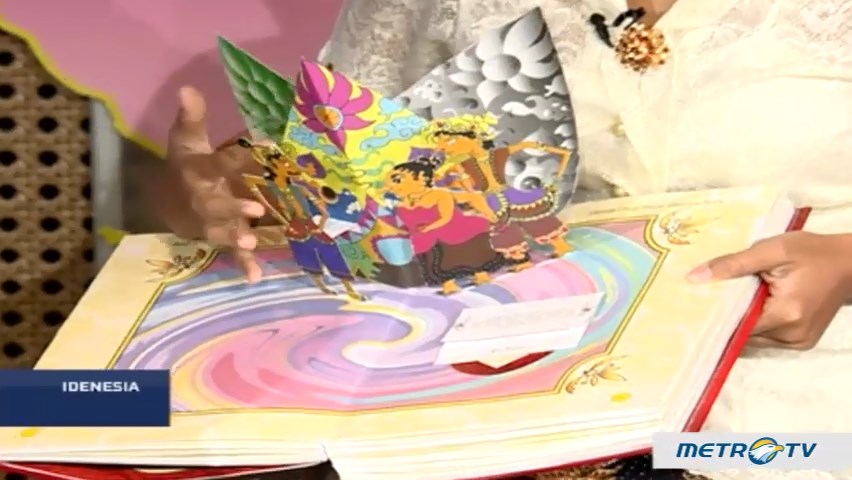 Unik, Komik Pop Up Aksara Jawa Karya Ardina Kartika