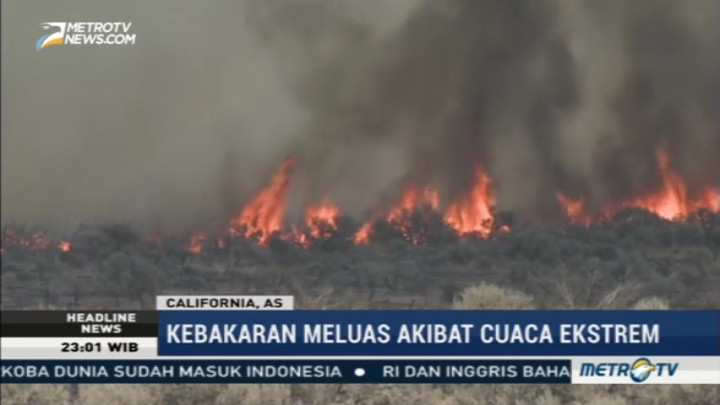 Kebakaran Lahan, 4 Ribu Warga California Dievakuasi