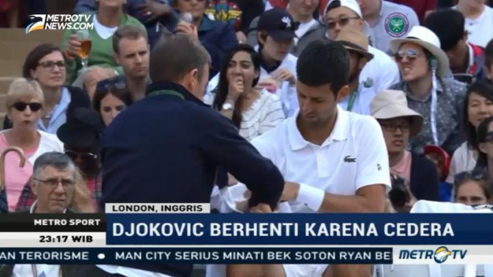 Cedera Siku, Djokovic Mundur dari Wimbledon