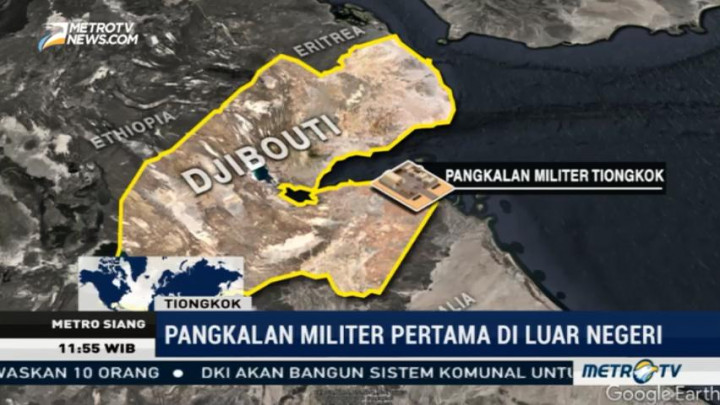 Tiongkok Dirikan Pangkalan Militer di Djibouti