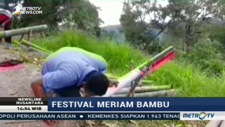 Festival Meriam Bambu Digelar Pertama Kali di Pasaman