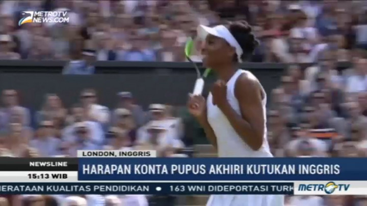 Venus Williams Jumpa Muguruza di Final Wimbledon 2017