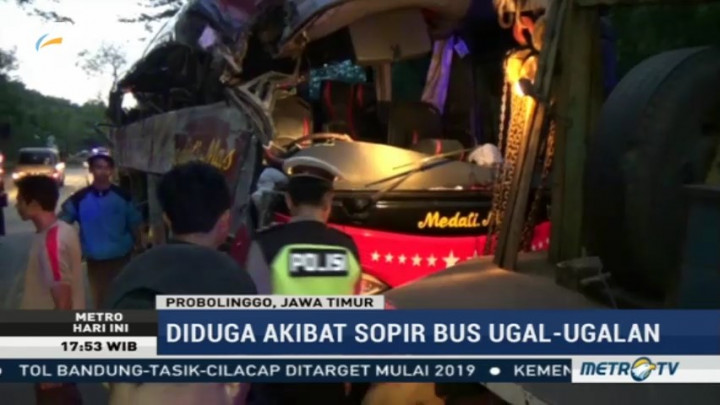 Kecelakaan Maut di Probolinggo Diduga Akibat Sopir Bus Ugal-ugalan
