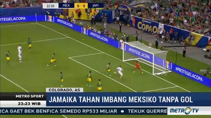 Jamaika Tahan Imbang Meksiko Tanpa Gol