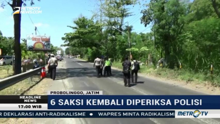 Polisi Gelar Olah TKP Lanjutan Kecelakaan Maut di Probolinggo