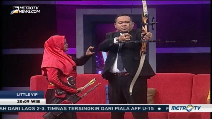 Serunya Belajar Memanah Bareng Anastasia Harza