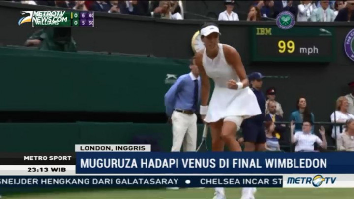 Kalahkan Venus Williams, Garbine Muguruza Juara Wimbledon 2017