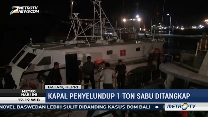 Kapal Pembawa 1 Ton Sabu Berhasil Ditangkap