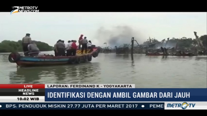 Tim Gabungan Identifikasi Kebakaran Kapal Nelayan di Pati